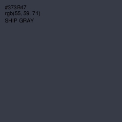 #373B47 - Ship Gray Color Image