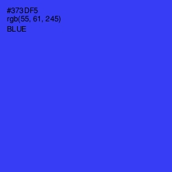 #373DF5 - Blue Color Image