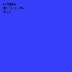 #373EFA - Blue Color Image