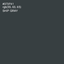 #373F41 - Ship Gray Color Image