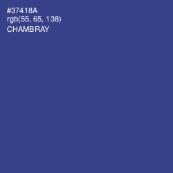 #37418A - Chambray Color Image