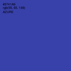 #3741A9 - Azure Color Image