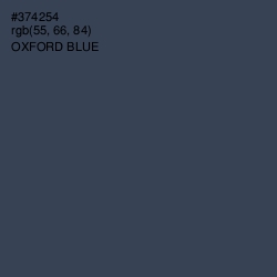 #374254 - Oxford Blue Color Image