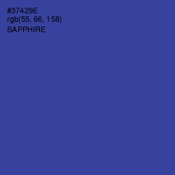 #37429E - Sapphire Color Image