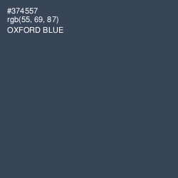 #374557 - Oxford Blue Color Image