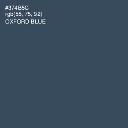 #374B5C - Oxford Blue Color Image