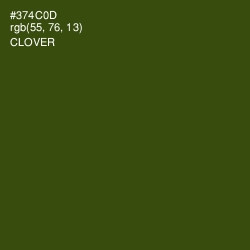 #374C0D - Clover Color Image