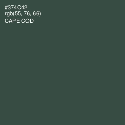 #374C42 - Cape Cod Color Image