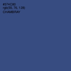 #374C80 - Chambray Color Image