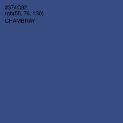 #374C82 - Chambray Color Image