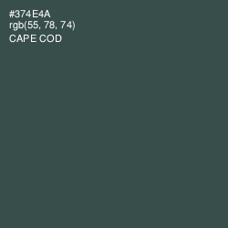 #374E4A - Cape Cod Color Image