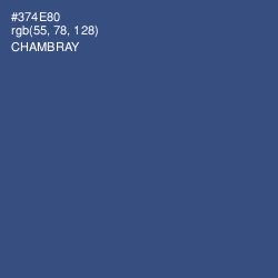 #374E80 - Chambray Color Image