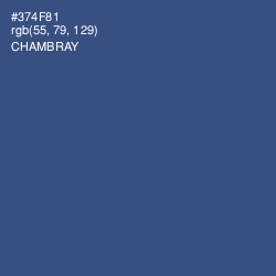 #374F81 - Chambray Color Image