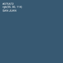 #375A72 - San Juan Color Image