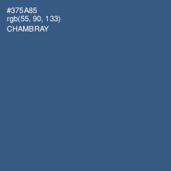 #375A85 - Chambray Color Image