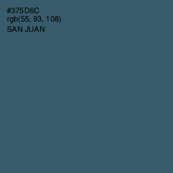 #375D6C - San Juan Color Image