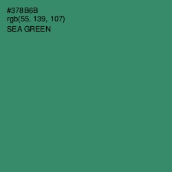 #378B6B - Sea Green Color Image