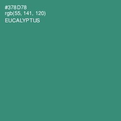 #378D78 - Eucalyptus Color Image