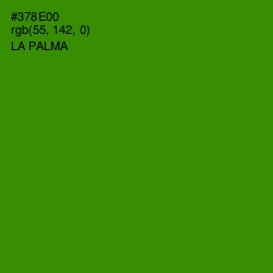 #378E00 - La Palma Color Image