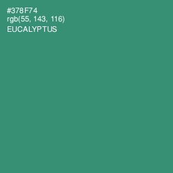 #378F74 - Eucalyptus Color Image