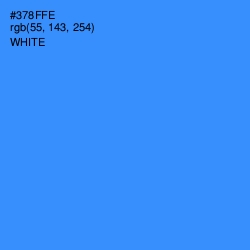 #378FFE - Dodger Blue Color Image