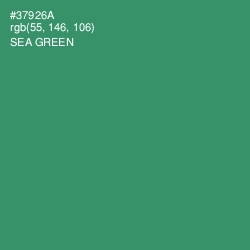 #37926A - Sea Green Color Image