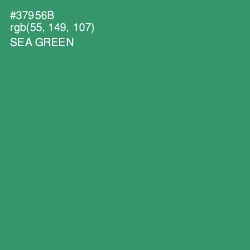 #37956B - Sea Green Color Image