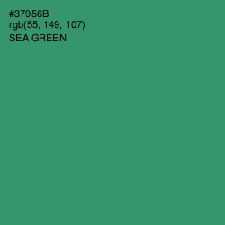 #37956B - Sea Green Color Image