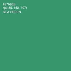 #37966B - Sea Green Color Image