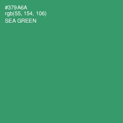 #379A6A - Sea Green Color Image