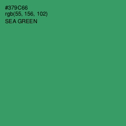 #379C66 - Sea Green Color Image