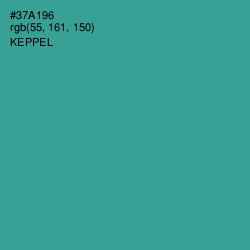 #37A196 - Keppel Color Image