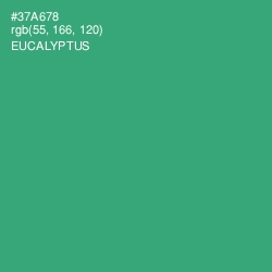 #37A678 - Eucalyptus Color Image