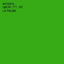 #37AB16 - La Palma Color Image
