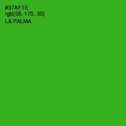 #37AF1E - La Palma Color Image