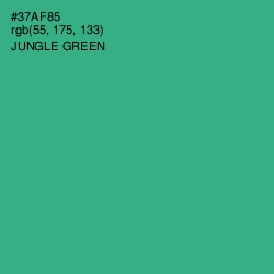 #37AF85 - Jungle Green Color Image