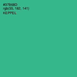 #37B68D - Keppel Color Image