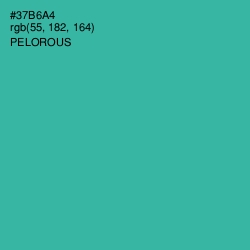 #37B6A4 - Pelorous Color Image