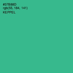 #37B88D - Keppel Color Image