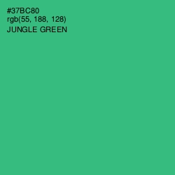 #37BC80 - Jungle Green Color Image