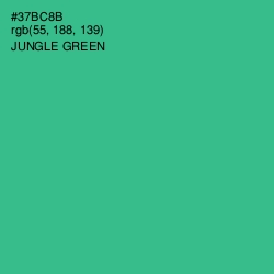 #37BC8B - Jungle Green Color Image