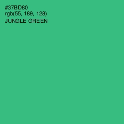 #37BD80 - Jungle Green Color Image