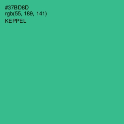 #37BD8D - Keppel Color Image