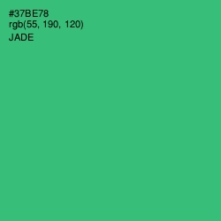 #37BE78 - Jade Color Image