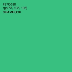 #37C080 - Shamrock Color Image