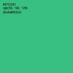 #37C081 - Shamrock Color Image