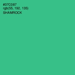 #37C087 - Shamrock Color Image