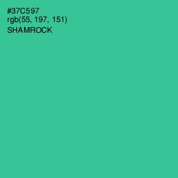 #37C597 - Shamrock Color Image