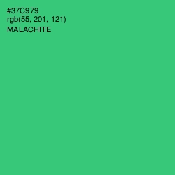 #37C979 - Malachite Color Image