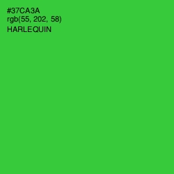 #37CA3A - Harlequin Color Image